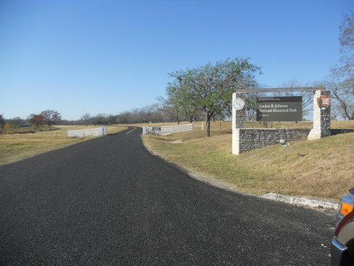 Entrance to Lyndon Johnson's Ranch